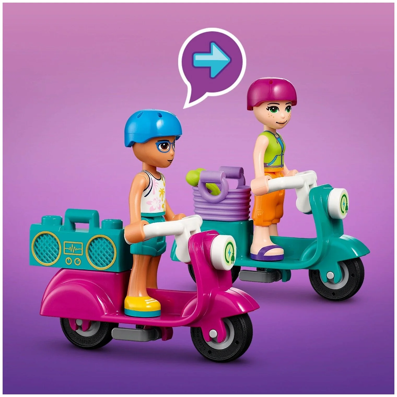 Конструктор LEGO Пляжный дом для отдыха Friends 41709 Казахстан