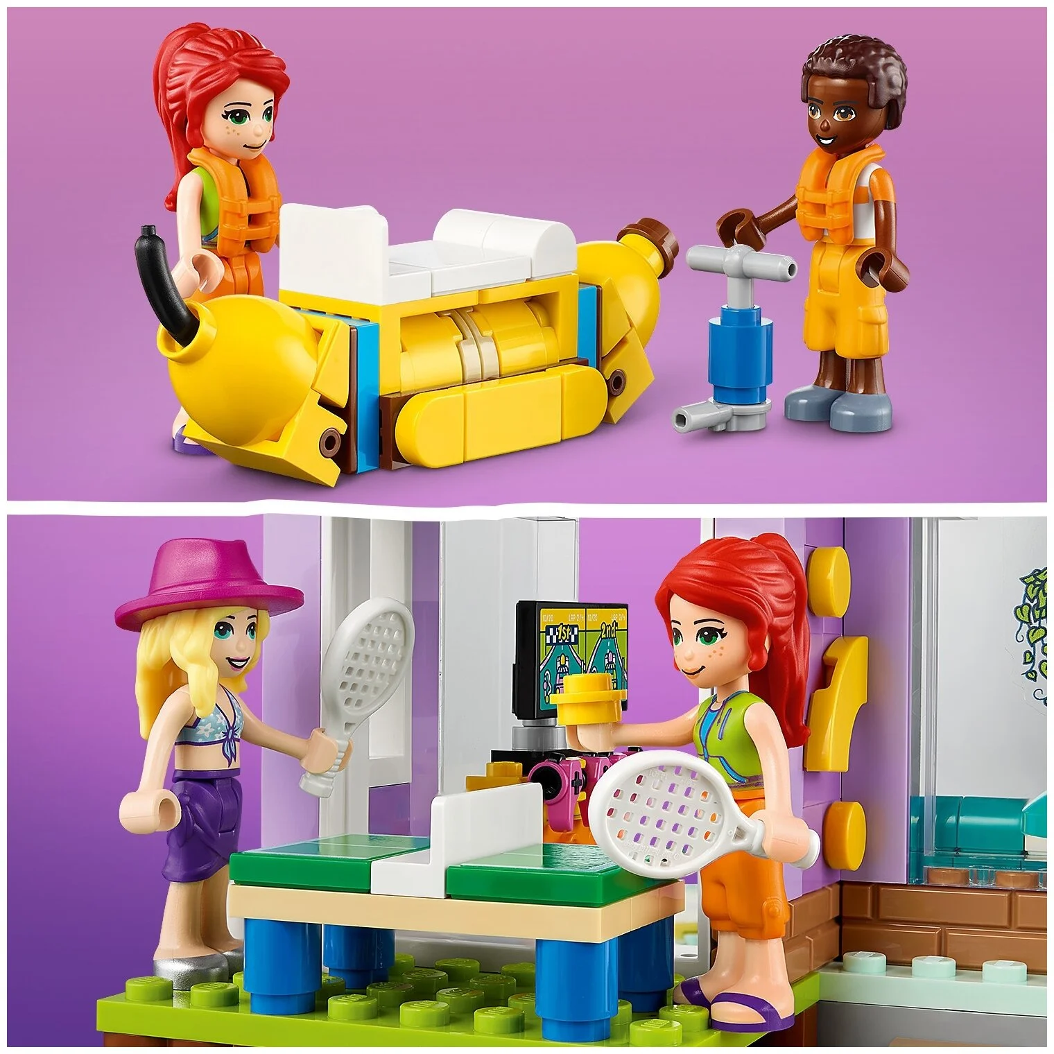 Конструктор LEGO Пляжный дом для отдыха Friends 41709 Казахстан