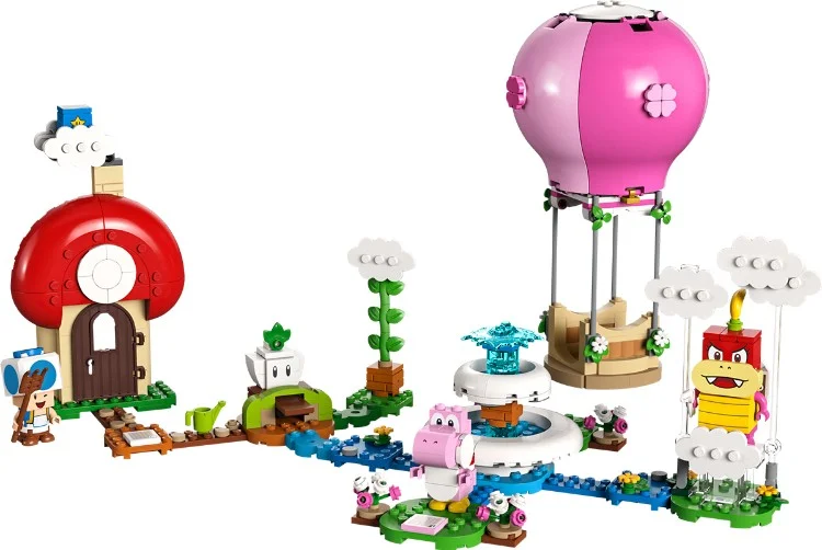 Конструктор LEGO 71419 Super Mario Персиковый полет на воздушном шаре