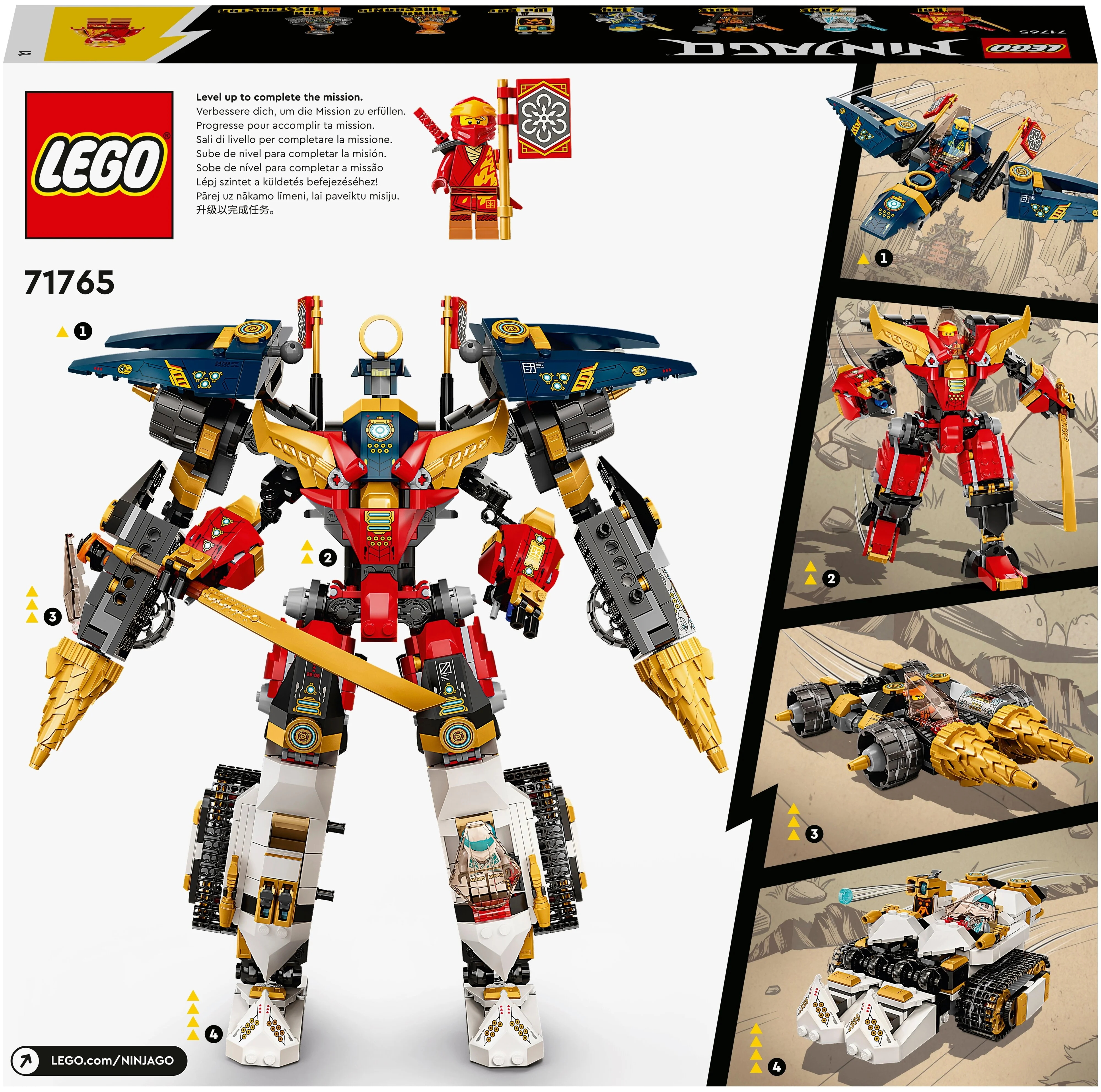 Фото Конструктор LEGO Ультра-комбо-робот ниндзя Ninjago 71765