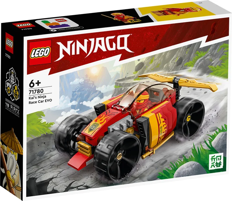 Фото Конструктор LEGO 71780 Ниндзяго Гоночный автомобиль Кая EVO
