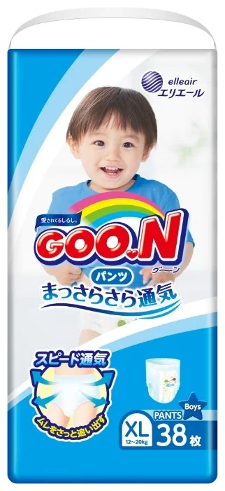 Подгузники-трусики Goo.N 12-20кг д/д XL 38шт