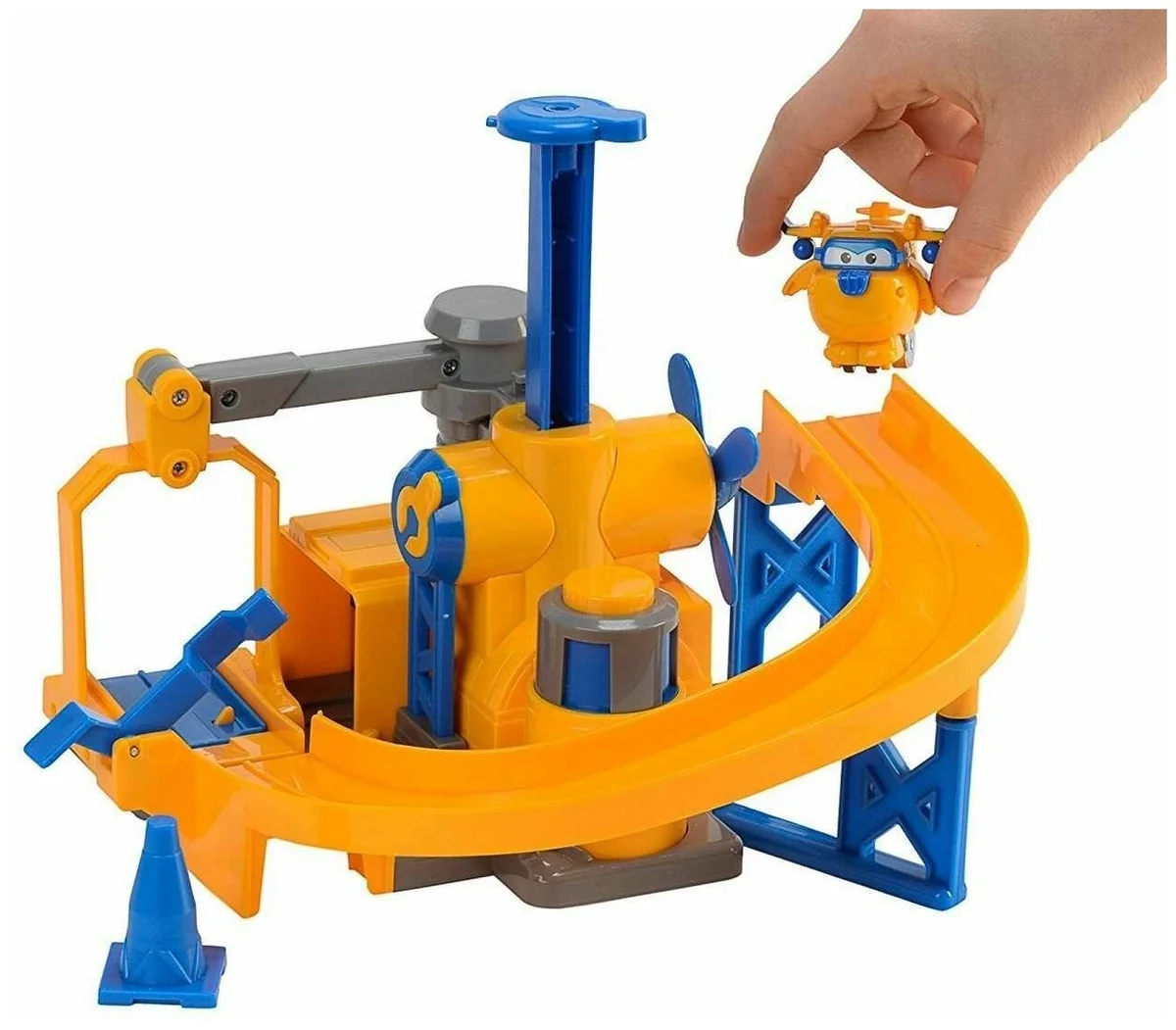 Трансформер СУПЕР КРЫЛЬЯ Станция Донни с подъемником. Трансформер ДОННИ (автоматическая трансформация) EU720813S Казахстан