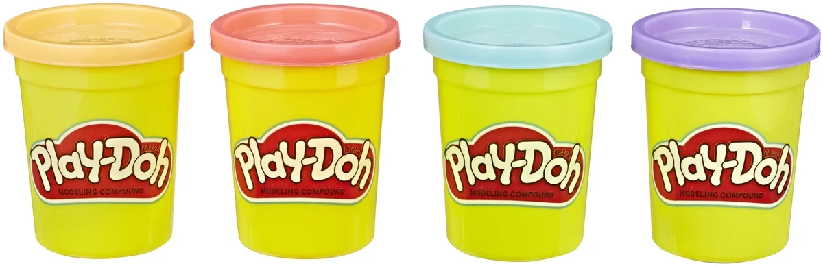 Купить Игровой набор HASBRO B5517 PD Набор пластилина из 4 - х баночек
