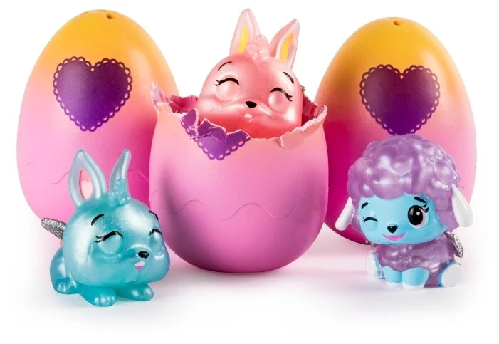 Картинка SPIN MASTER Hatchimals Игровой набор с коллекционными фигурками Hatchimals весенняя корзина 19127
