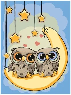 Фото Картина по номерам ФРЕЯ PKZ-2 30х40 см №11 &amp;amp;quot;Мечтать с тобой&amp;amp;quot;