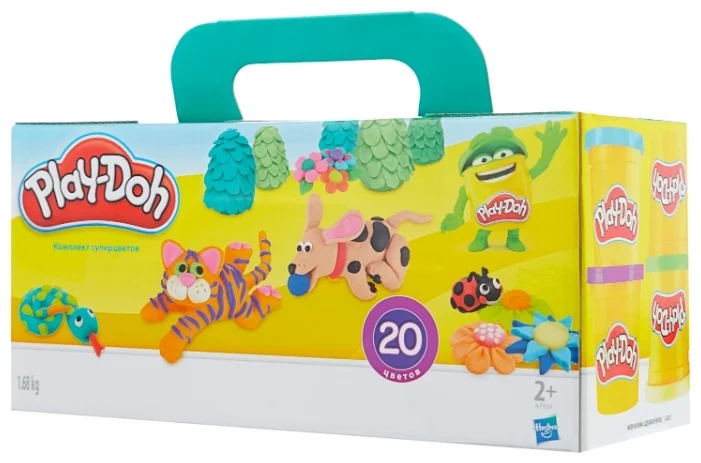 Игровой набор HASBRO PLAY-DOH из 20 баночек A7924