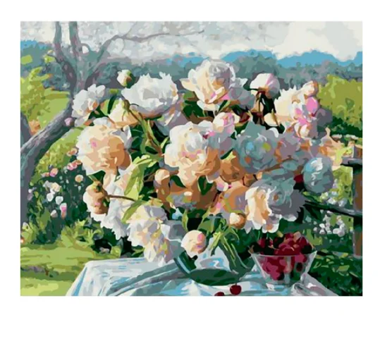 Картина по номерам Paintboy PK 68048 Букет в летнем саду 40*50 Эксклюзив