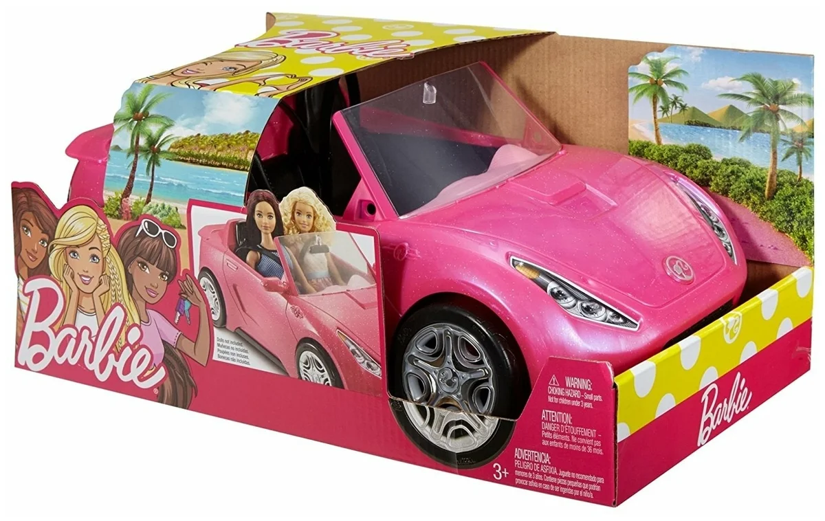 Фото Игрушка BARBIE Кабриолет DVX59