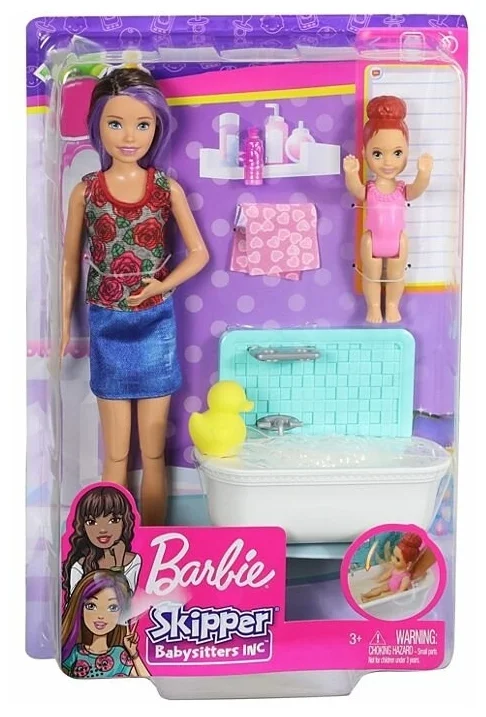 Игровой набор BARBIE &amp;amp;quot;Няня&amp;amp;quot;, ванна FHY97/FXY05 заказать
