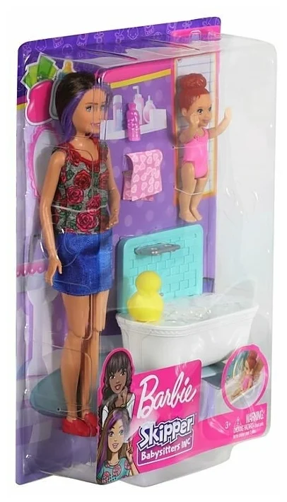 Игровой набор BARBIE &amp;amp;quot;Няня&amp;amp;quot;, ванна FHY97/FXY05 Казахстан