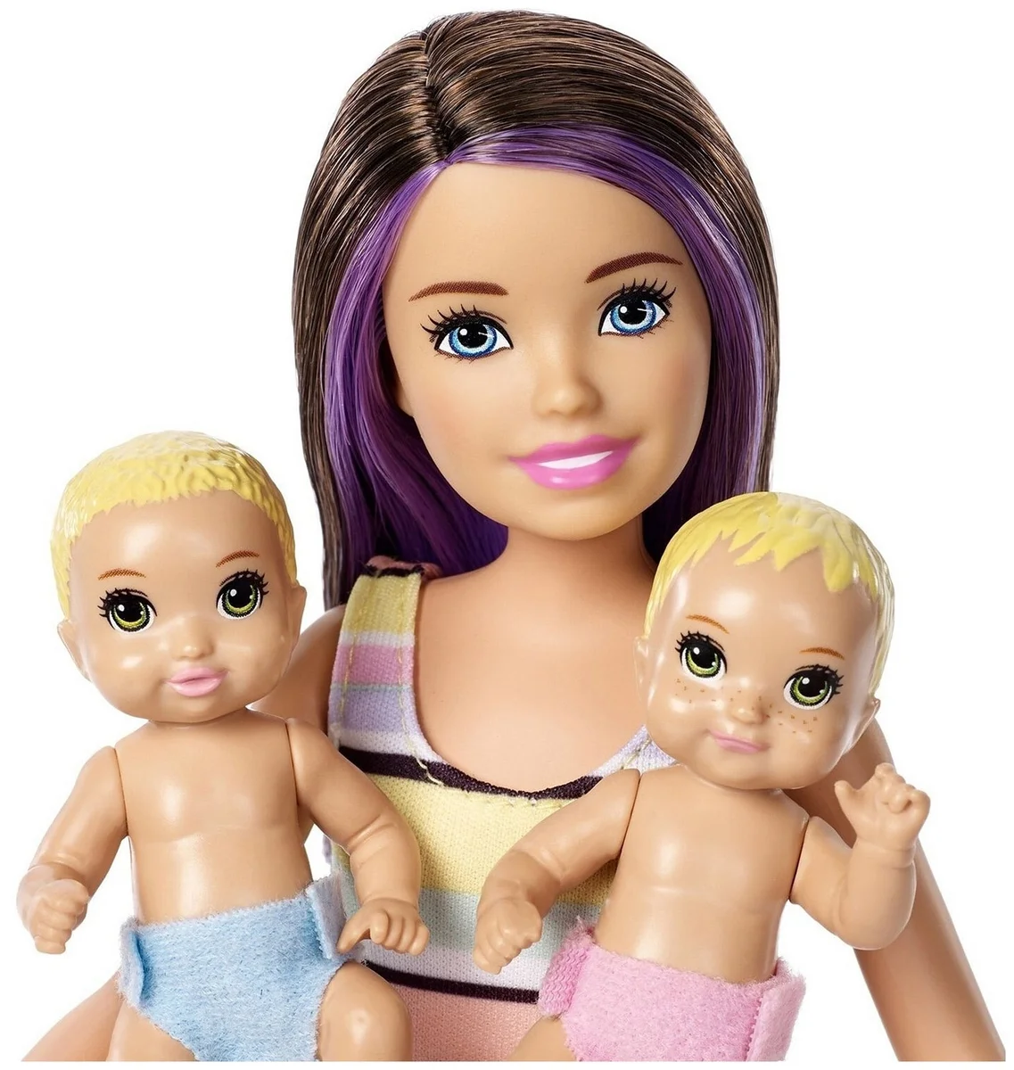 Игровой набор BARBIE Няни Скиппер и малыши GFL380 заказать