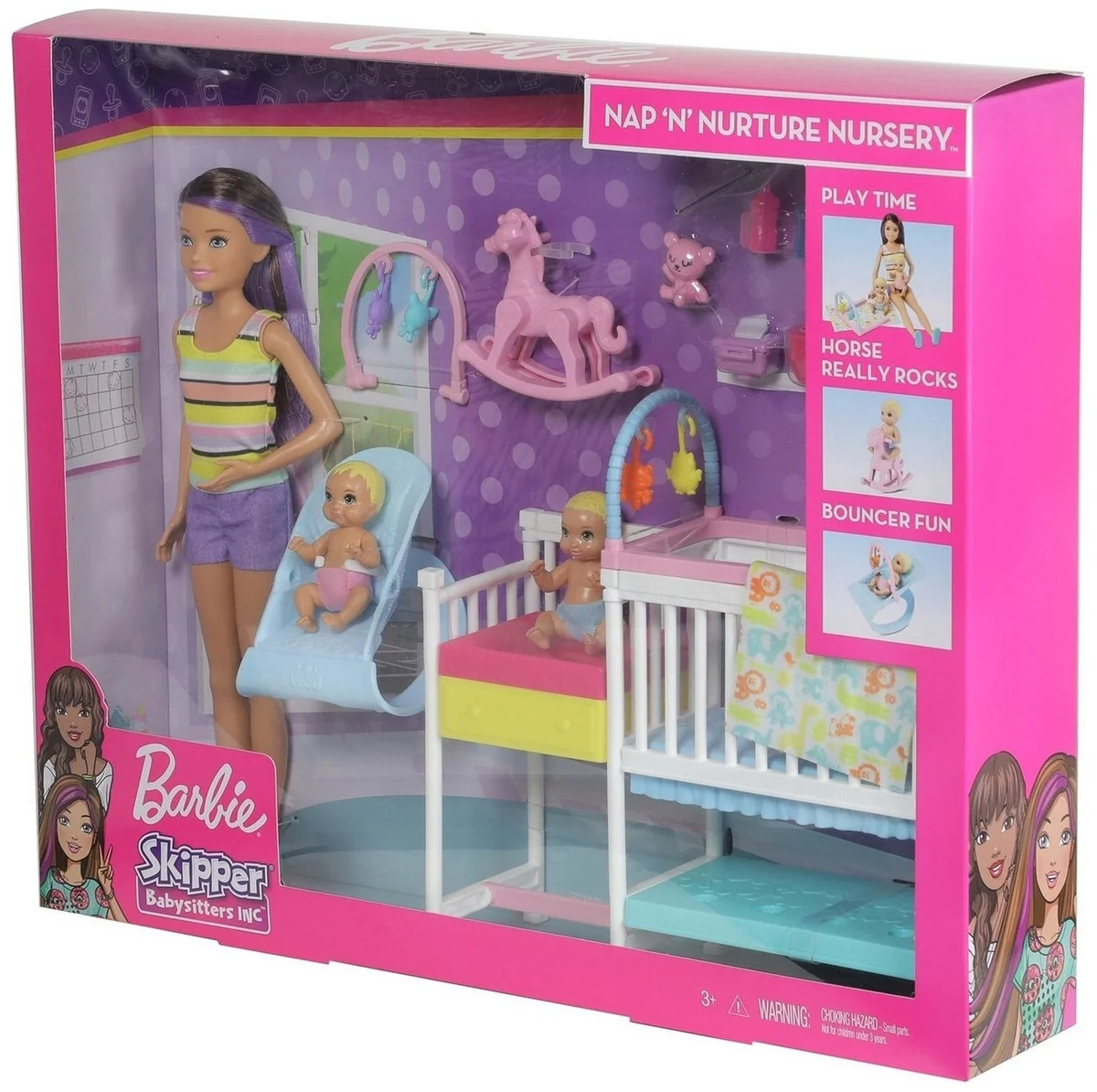 Игровой набор BARBIE Няни Скиппер и малыши GFL380 Казахстан