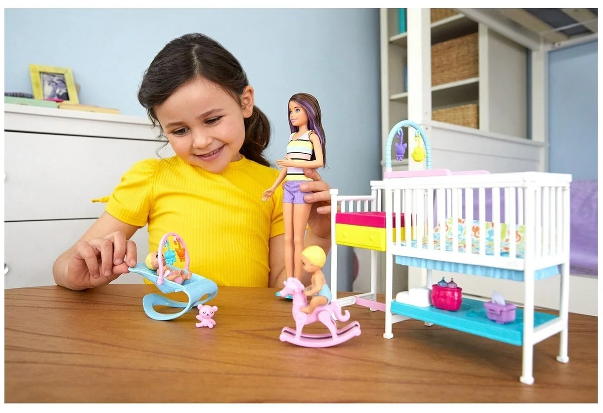 Игровой набор BARBIE Няни Скиппер и малыши GFL380 Казахстан