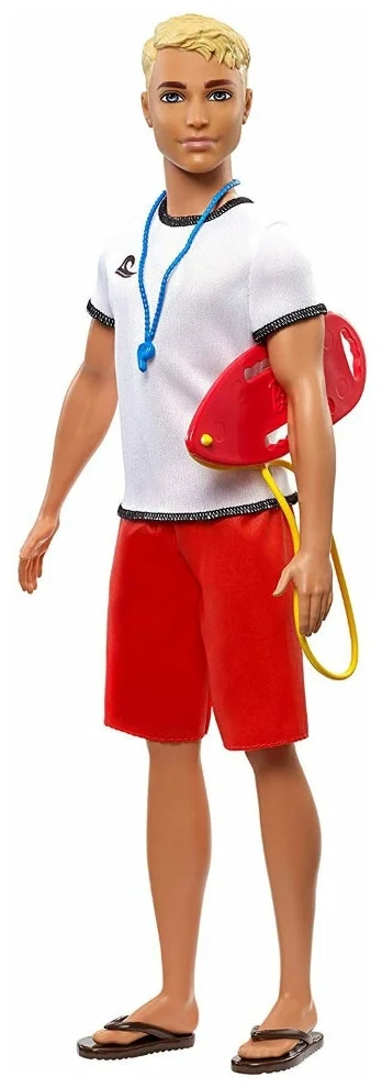 Кукла BARBIE Ken Пляжный Спасатель FXP040