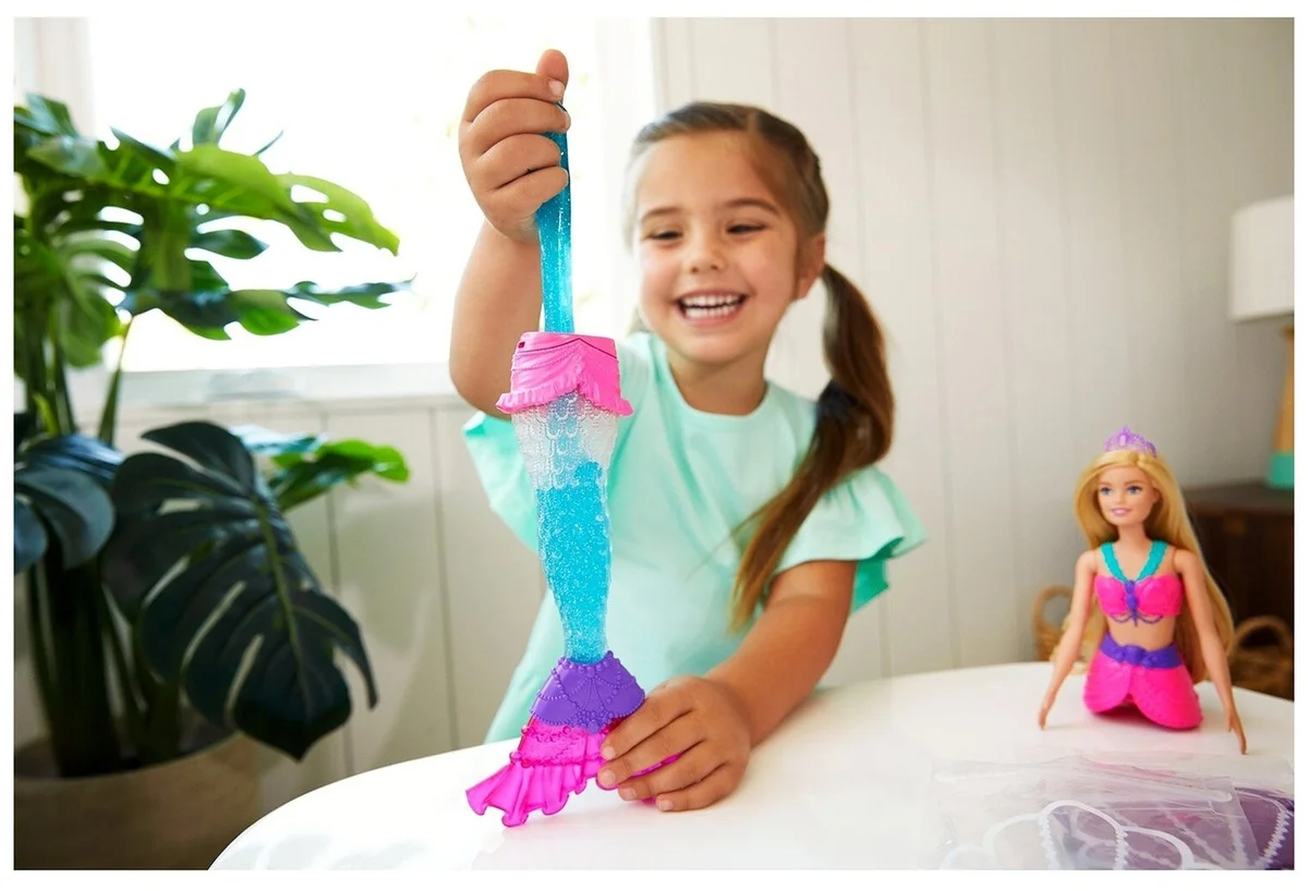 Купить Кукла BARBIE GKT75 BRB русалочка &amp;amp;quot;Barbie Dreamtopia Невероятные цвета&amp;amp;quot;