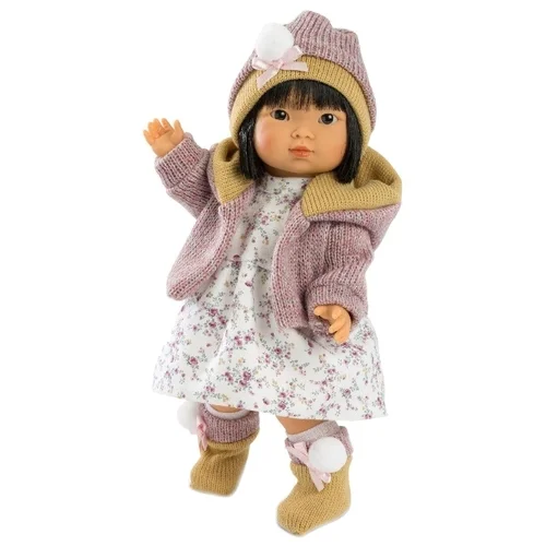 Фото Кукла LLORENS Валерия 28см азиатка в курточке 28024