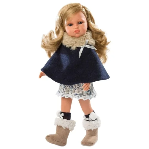 Фото Кукла LLORENS Кукла Оливия 37см блондинка в синей накидке 53702