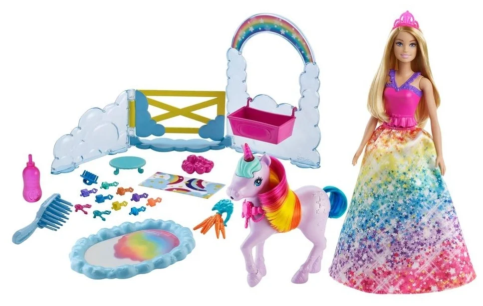 Фото Игровой набор BARBIE Dreamtopia Единорог GTG010
