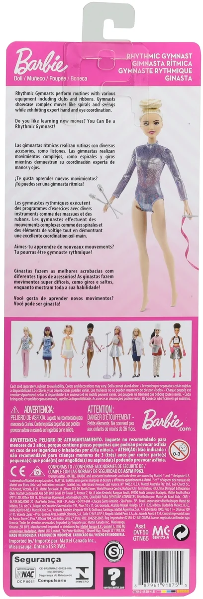 Кукла BARBIE Кем стать? Гимнастка GTN650 заказать
