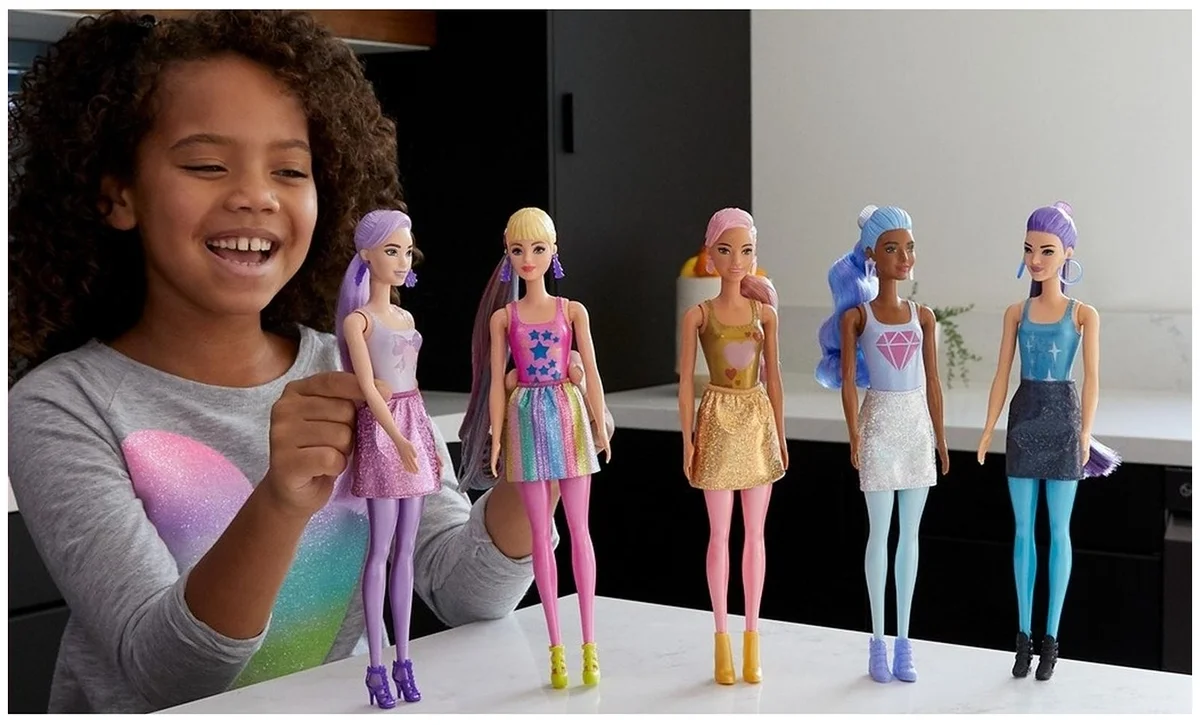 Кукла BARBIE Colour Reveal Shimmer GTR930 Казахстан