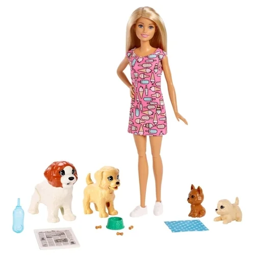 Фото Кукла BARBIE с питомцами FXH080