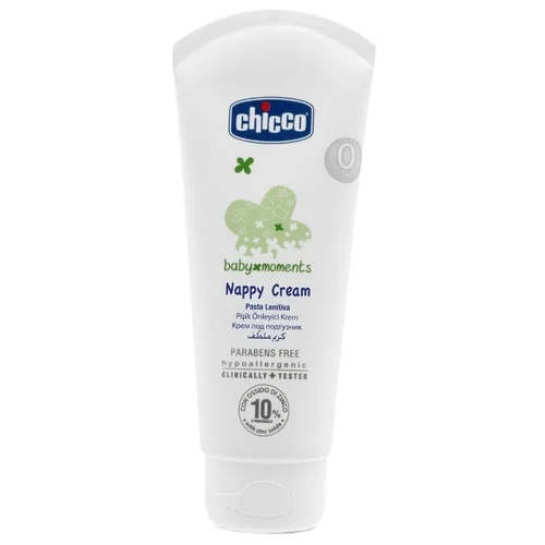 Фото Крем CHICCO под подгузник с цинком Baby moments 100мл 00002736300000