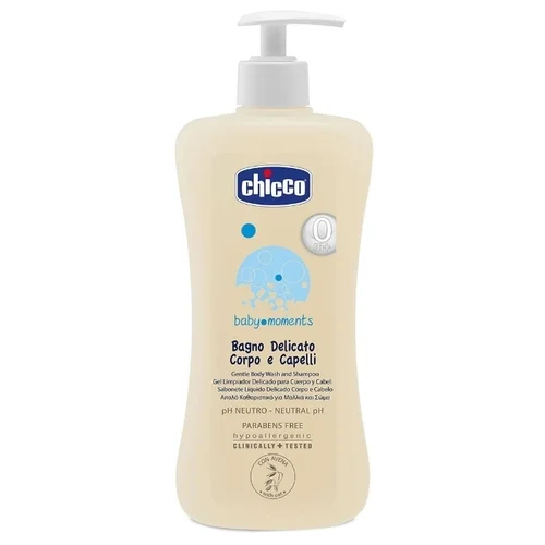 Фото Средство для купания CHICCO Baby moments (с овсом) 500 мл 00002845100000