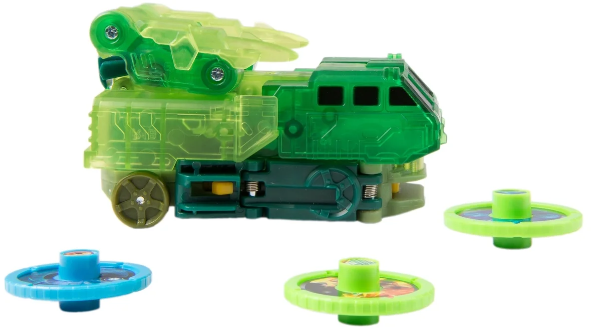 Фотография Машинка-трансформер Screechers Wild Гейткрипер, зеленый 34826