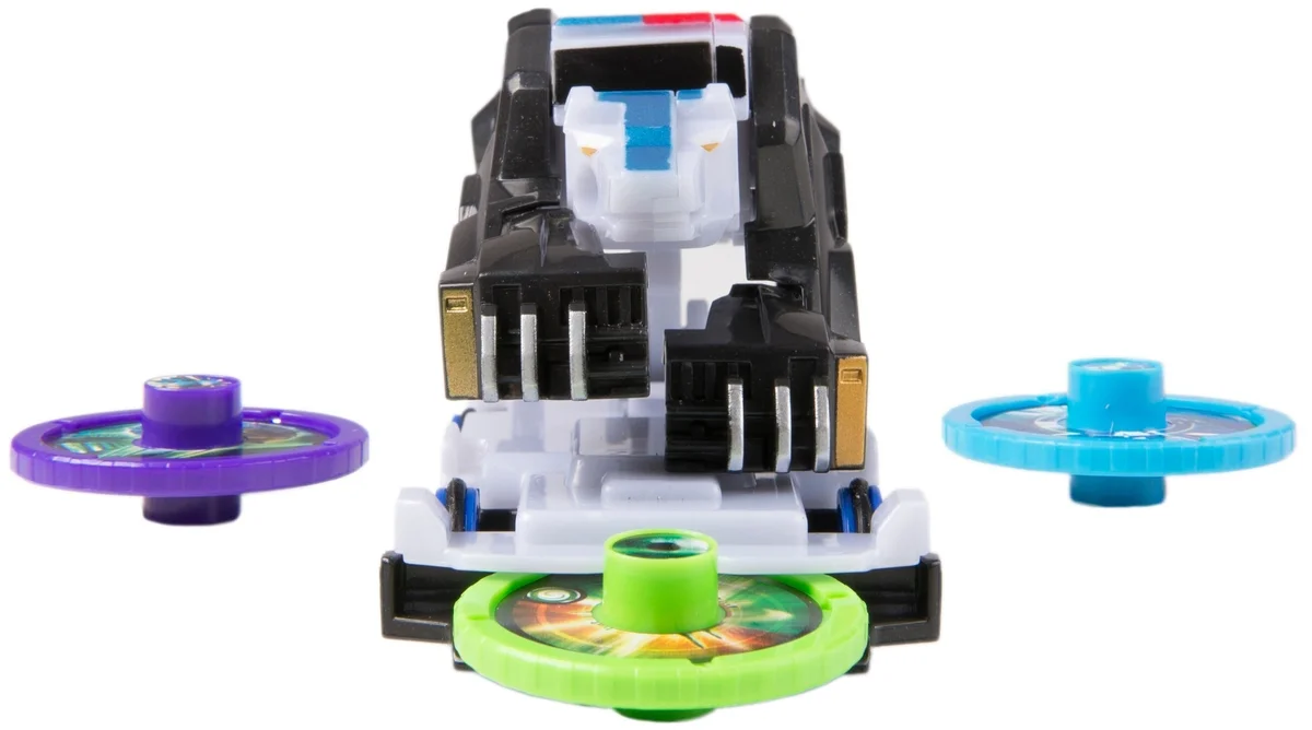 Фотография Машинка-трансформер Screechers Wild Смоки черно-белый 34829 Фотография Машинка-трансформер Screechers Wild Смоки черно-белый 34829