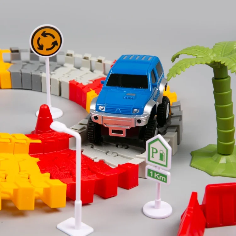 Цена Сборный трек Action Track 96 деталей (с мостом) CF2102