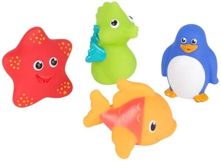 Фотография Игрушка для ванны Munchkin Морские животные 4шт от 9 мес 11103