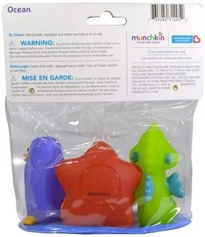 Игрушка для ванны Munchkin Морские животные 4шт от 9 мес 11103 Казахстан