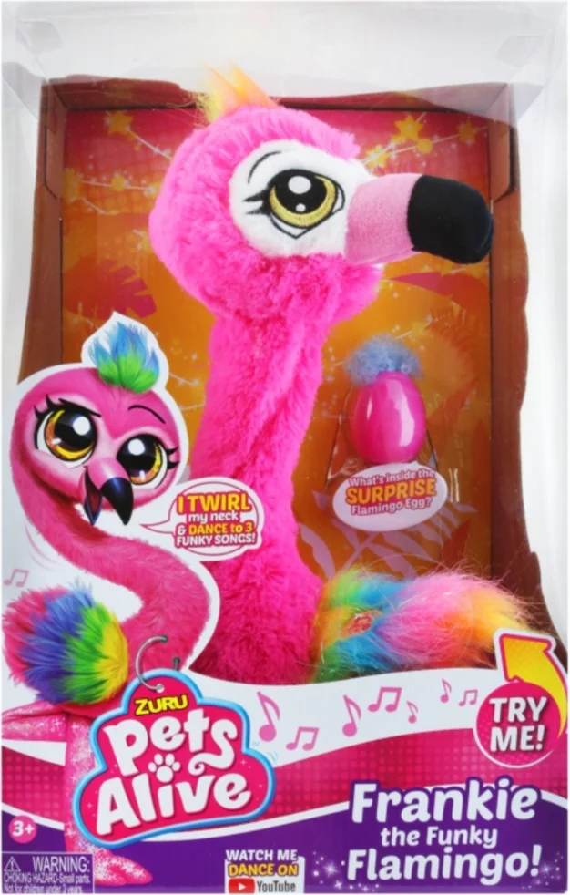 Фото Интерактивная игрушка Pets Alive Фламинго Фрэнки Фанки 9522 Фото Интерактивная игрушка Pets Alive Фламинго Фрэнки Фанки 9522