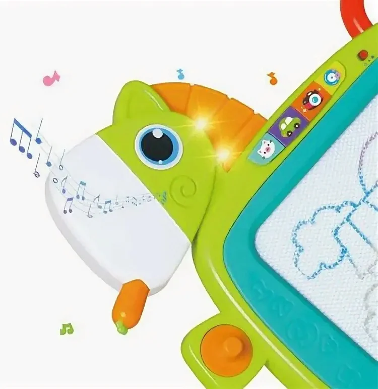 Фотография Развивающая игрушка HOLA TOYS Доска для рисования, со светом и звуком 3131