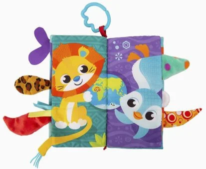 Фото Развивающая игрушка Playgro Книжка Tails of the World 0187967