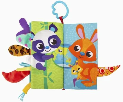 Картинка Развивающая игрушка Playgro Книжка Tails of the World 0187967