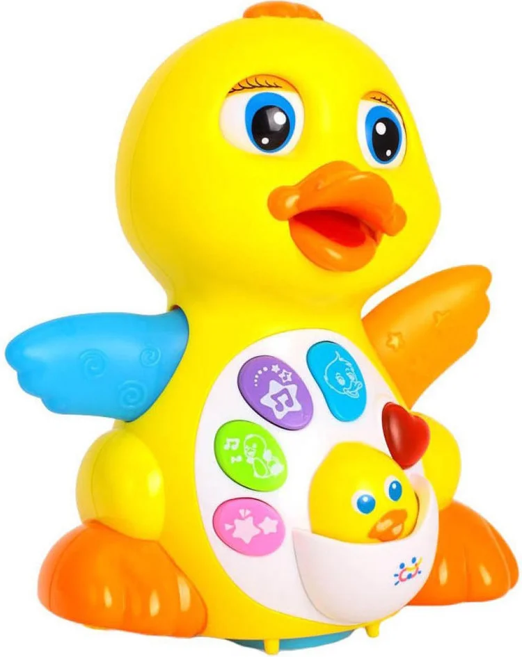 Развивающая игрушка HOLA TOYS &amp;amp;quot;Утенок&amp;amp;quot;, со светом и звуком 808