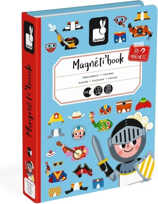 Магнитная книга Janod Наряды для мальчика J02719