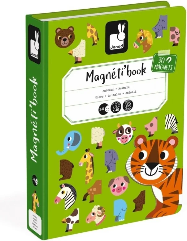 Магнитная книга Janod Животные J02723