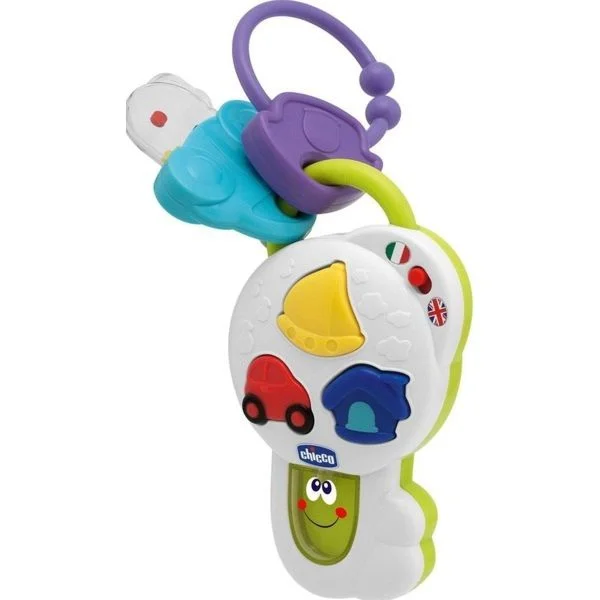 Игрушка музыкальная CHICCO Говорящие ключи ABC (рус/англ) 6м+ 00000995000180