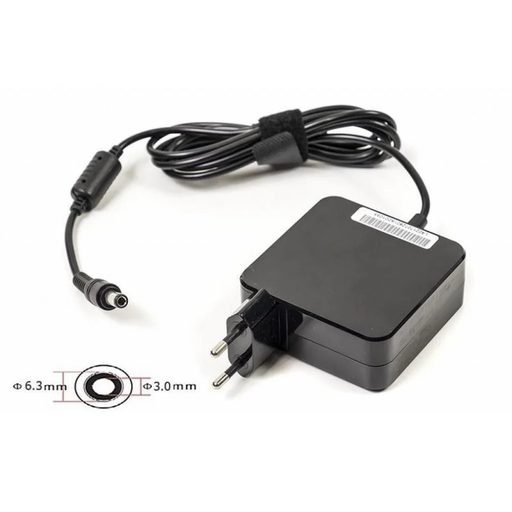 Фото Блок питания для ноутбуков PowerPlant TOSHIBA 220V, 19V 60W 3.16A (6.3*3.0) wall mount WM-TO60F6330