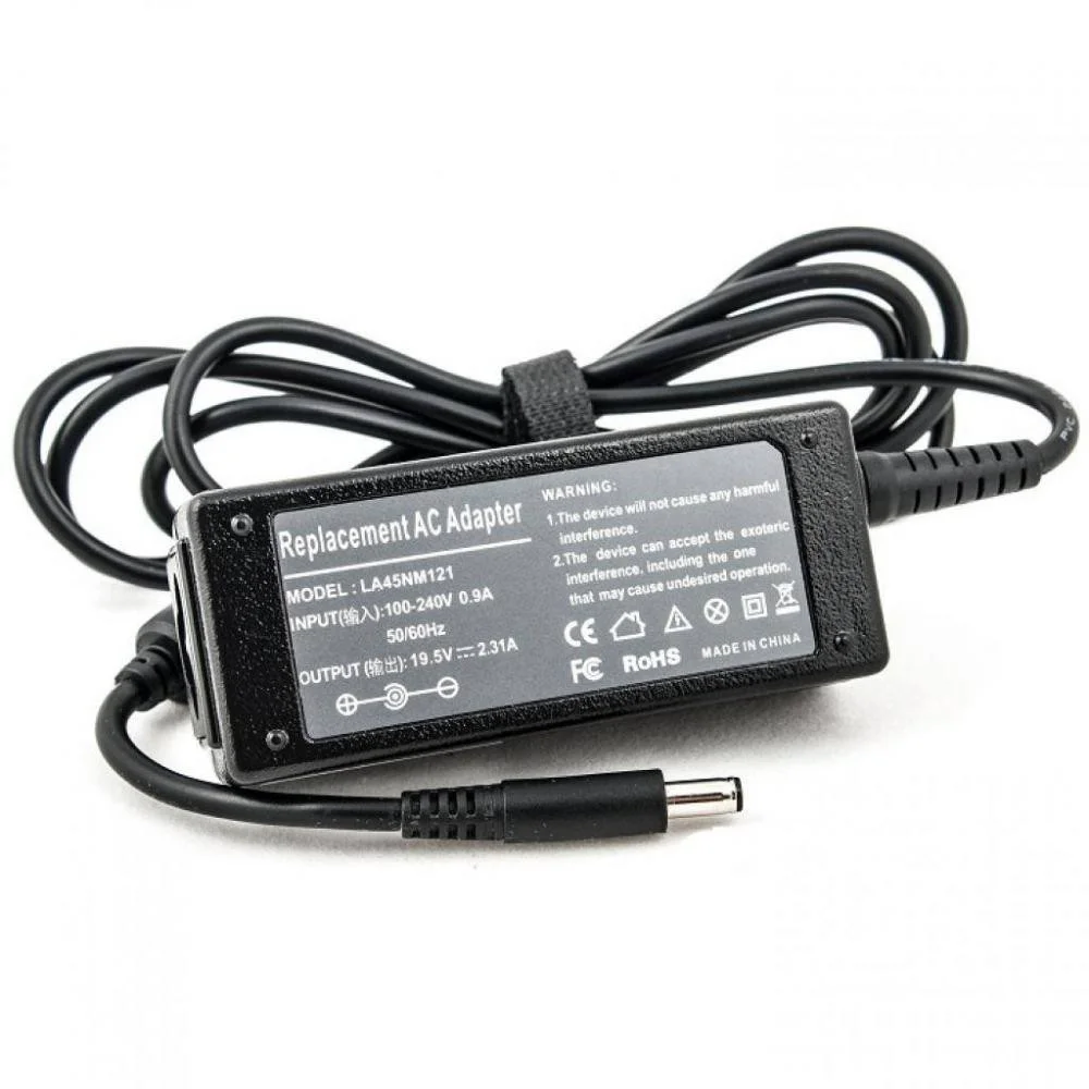 Фото Блок питания для ноутбуков PowerPlant DELL 220V, 19.5V 45W 2.31A (4.5*2.7) DE45G4527