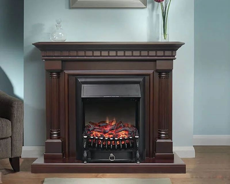 Картинка Электрокамин Flame Fobos FXM Black