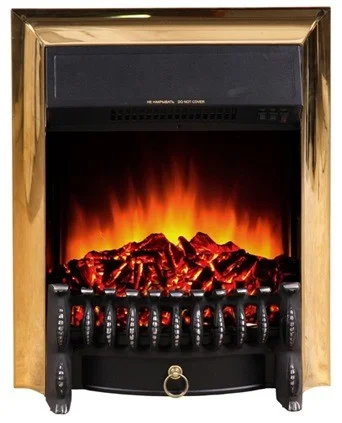 Фотография Электрокамин Flame Fobos FXM Brass