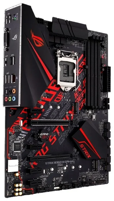 Фото Материнская плата ASUS ROG STRIX B360-H GAMING