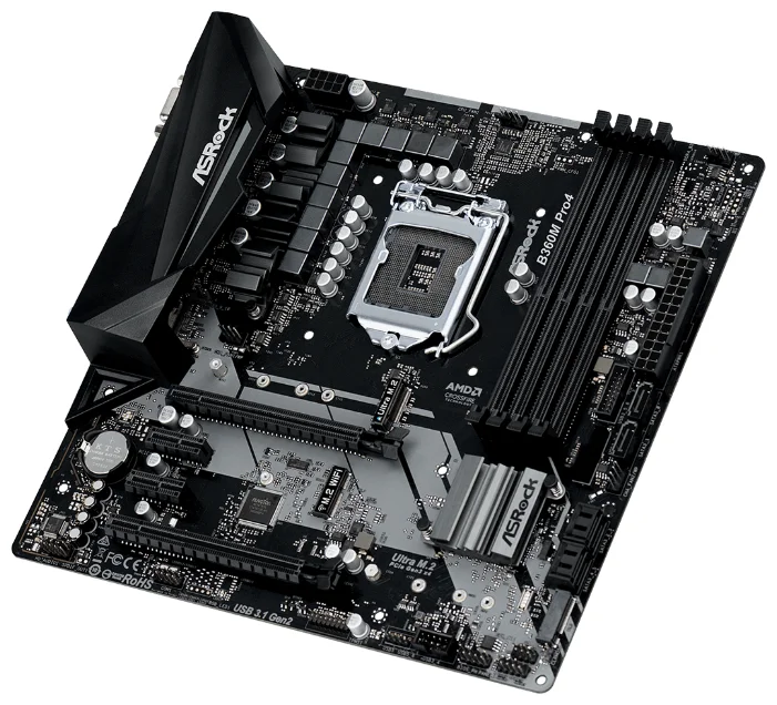Фото Материнская плата ASRock B360M Pro4