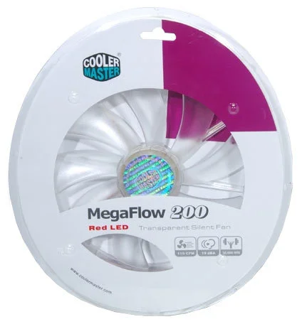 Фото Система охлаждения для корпуса CoolerMaster MegaFlow 200 Red LED (R4-LUS-07AR-GP)