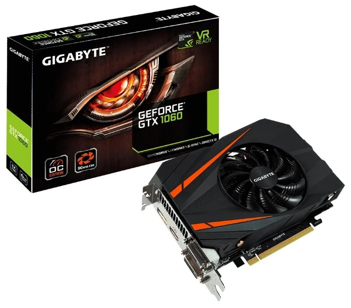 Цена Видеокарта GIGABYTE GV-N1060IXOC-6GD