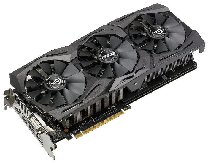 Фото Видеокарта ASUS ROG-STRIX-RX580-O8G-GAMING